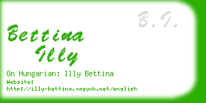 bettina illy business card